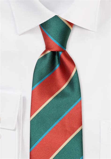 Rugby Stripe Cotton Tie